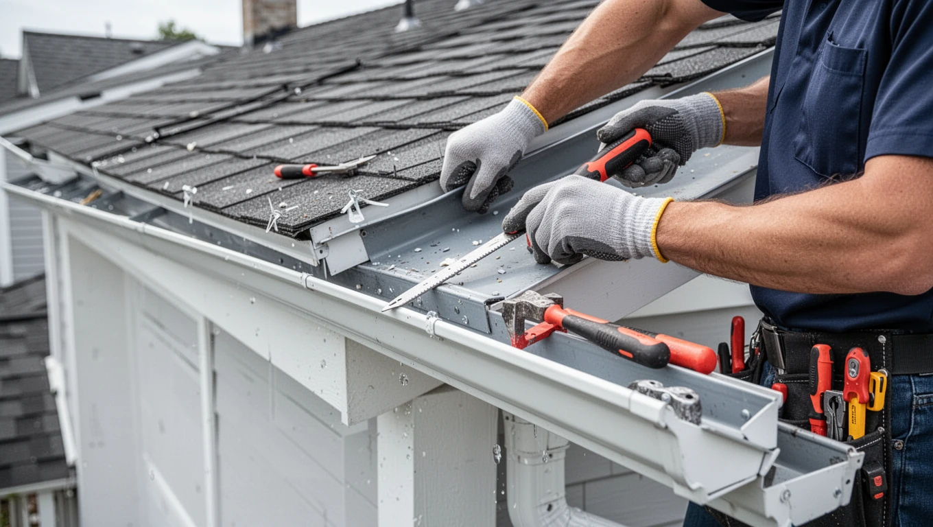 New Gutter Installation
