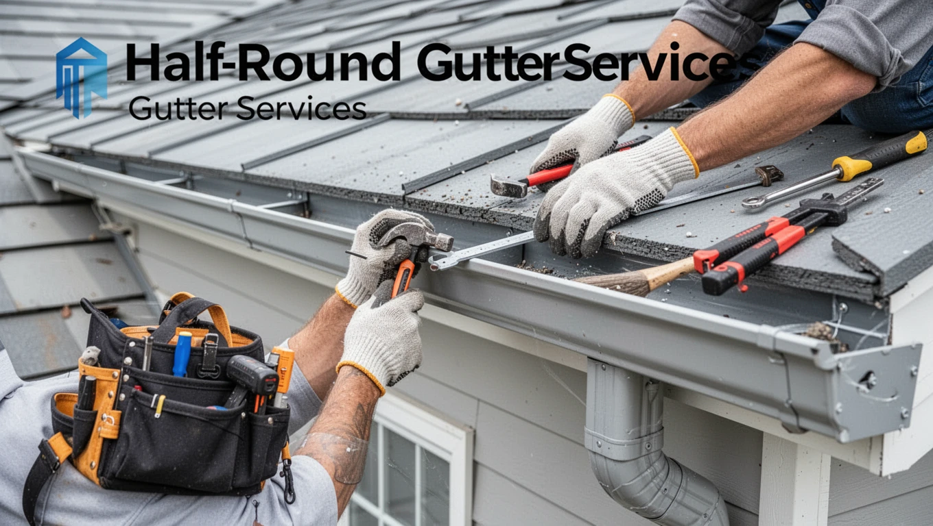 Half-Round Gutter Installation