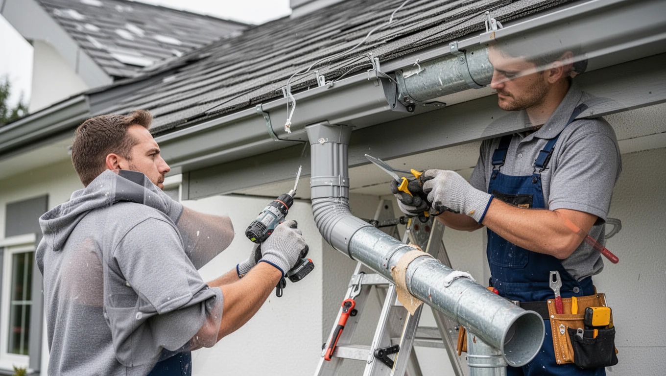 Downspout Installation