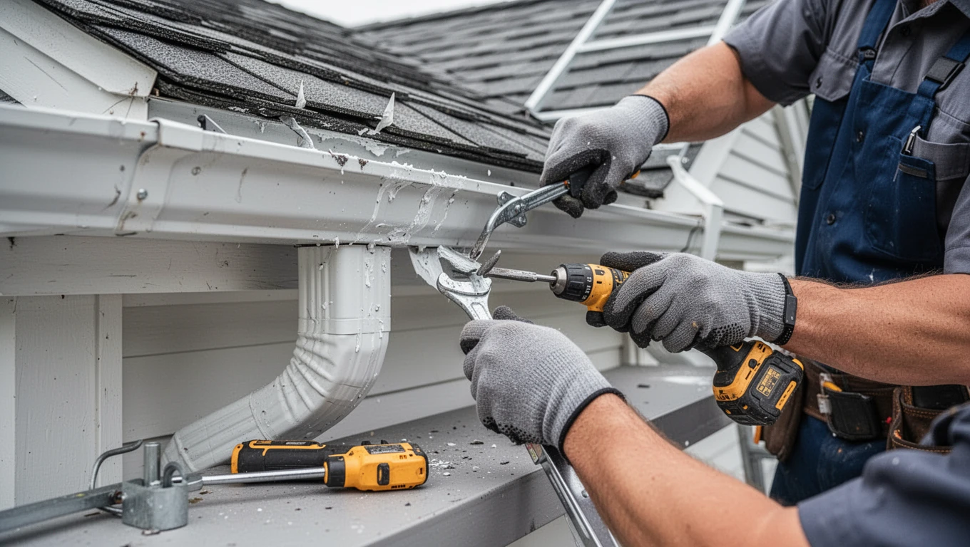 Sagging Gutter Repair